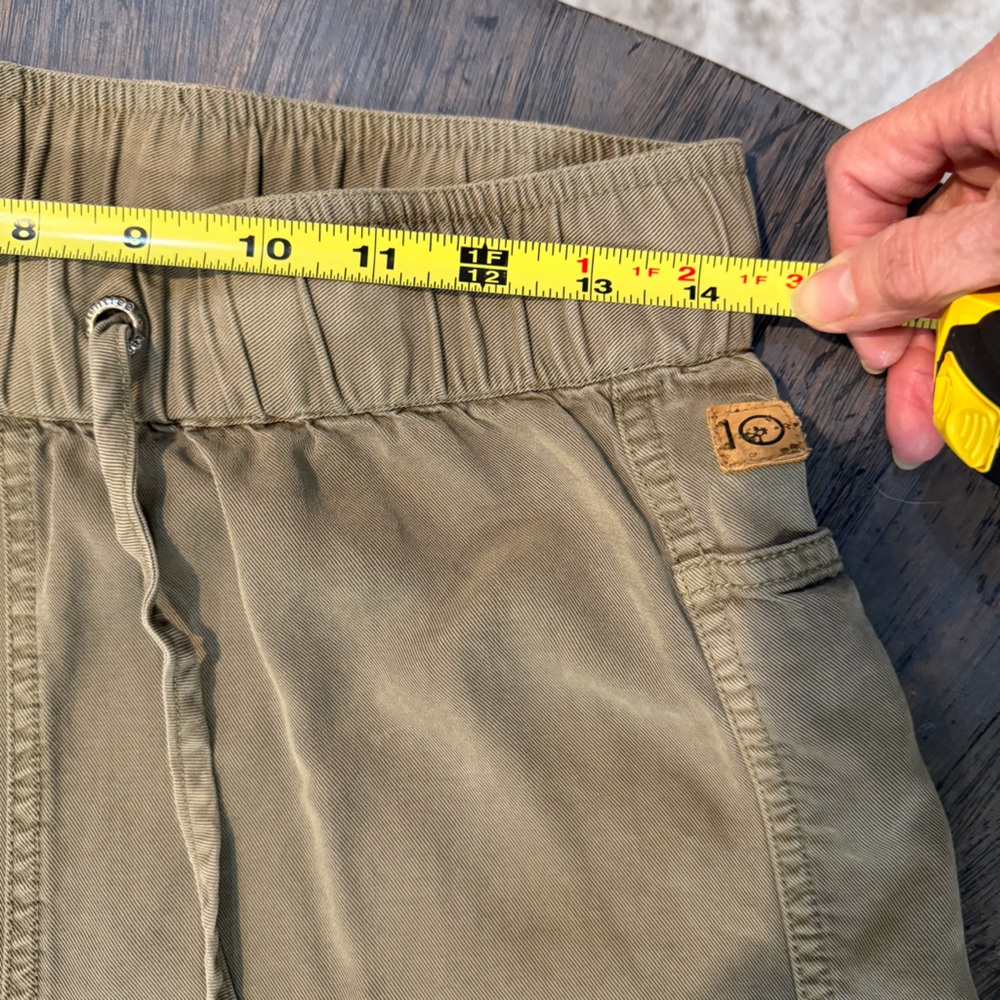 Tentree 100% TENCEL™ Jogger Pants‎ Elastic Waist Drawstring Olive Green - Picture 13 of 13
